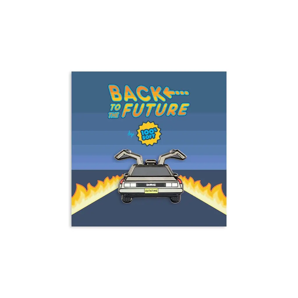 Back To The Future – Time Machine Enamel Pin 1