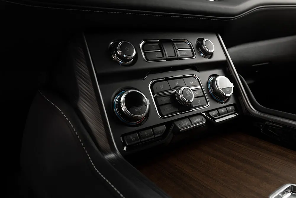2021+ Gmc Yukon Denali | Center Console Overlay | Matte Black | Vinyl Overlay 1