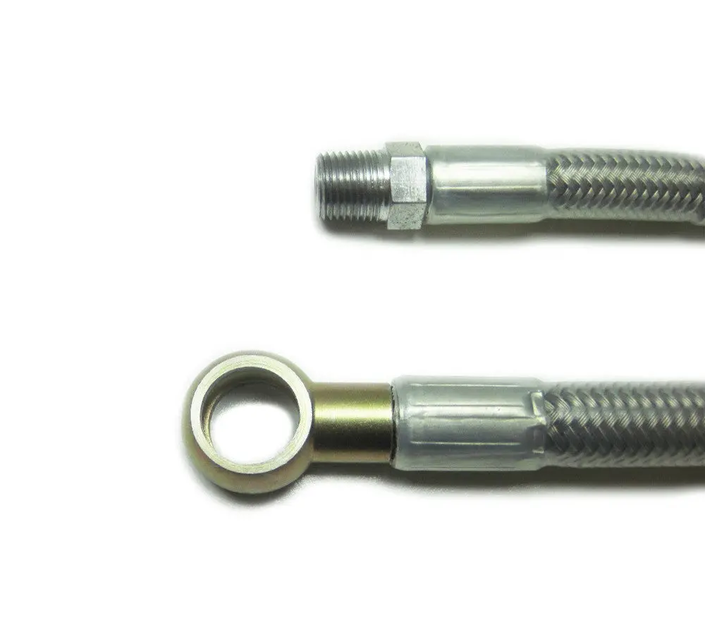 1/8" Npt To Banjo Hyflo -5 Hose Assembly 1