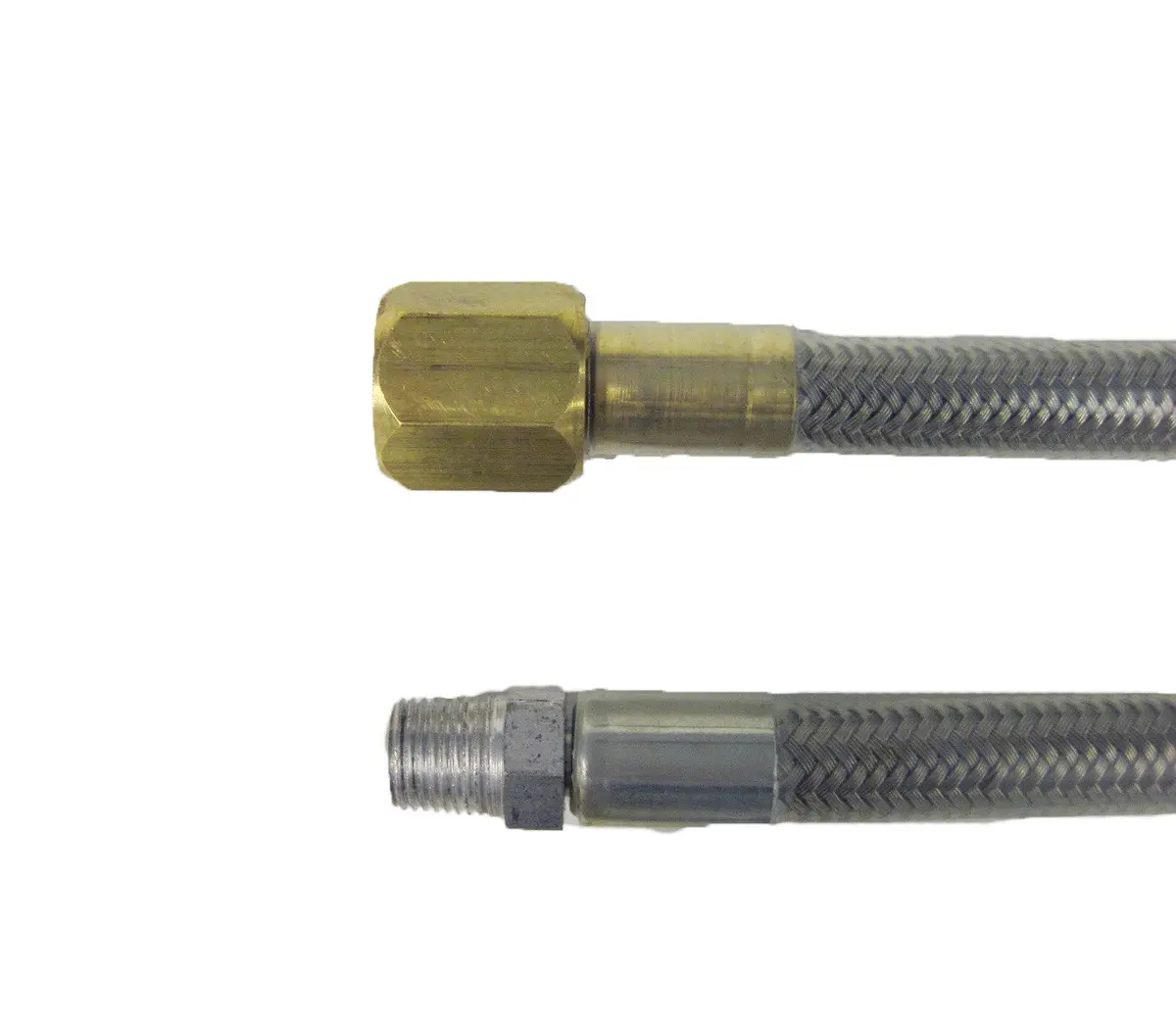 1/8" Npt To 1/2-20 Jic Female Hyflo -5 Hose Assembly 1