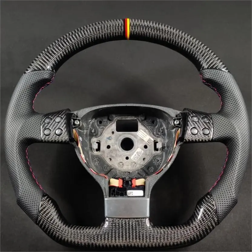 Ttd Craft Vw 2008-2010 Passat Wagon Carbon Fiber Steering Wheel 1