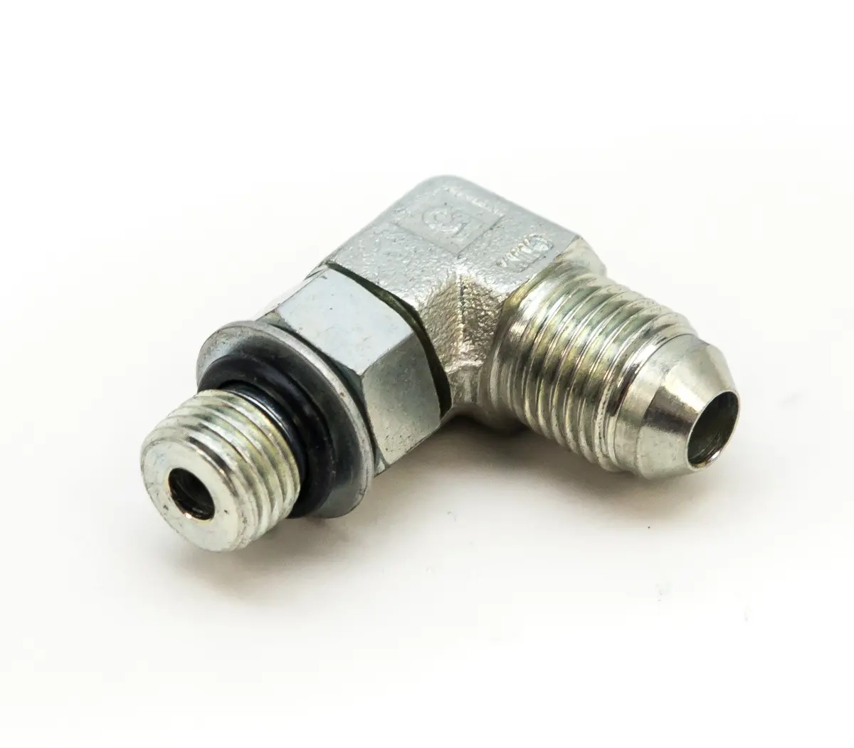 Hygear 7/16-20 O-Ring Male To 1/2 Jic Male, 90 1