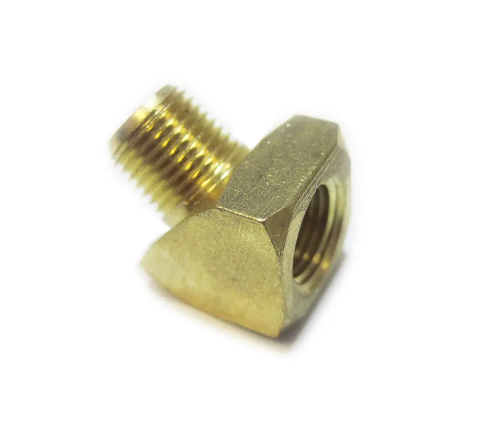 1/8" Npt 45 Deg Fitting, Brass 1
