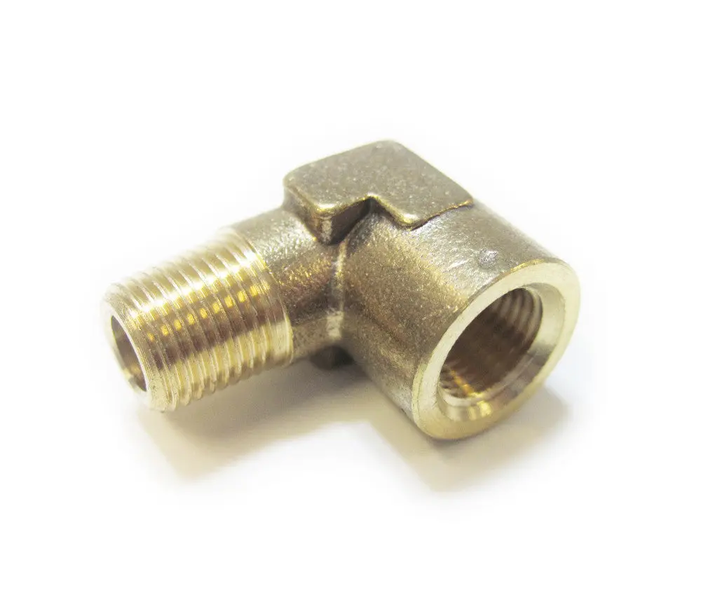 1/8" Npt 90 Deg Fitting, Tall 1