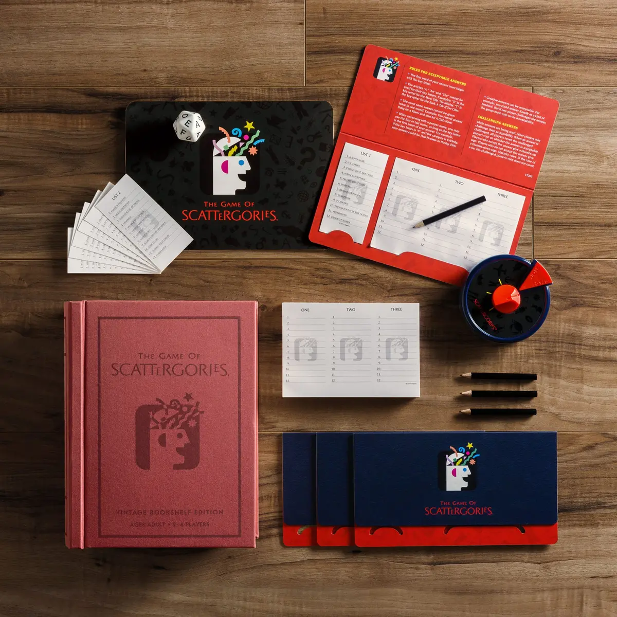 Scattergories Vintage Bookshelf Edition 1