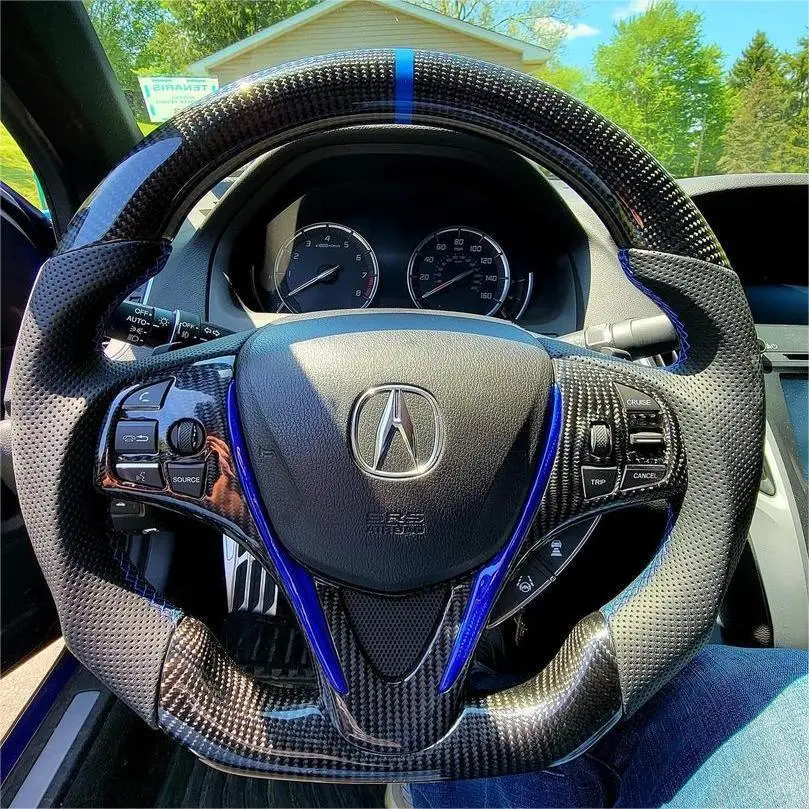 Ttd Craft |Acura 2015-2020 Tlx /Mdx Carbon Fiber Steering Wheel 1