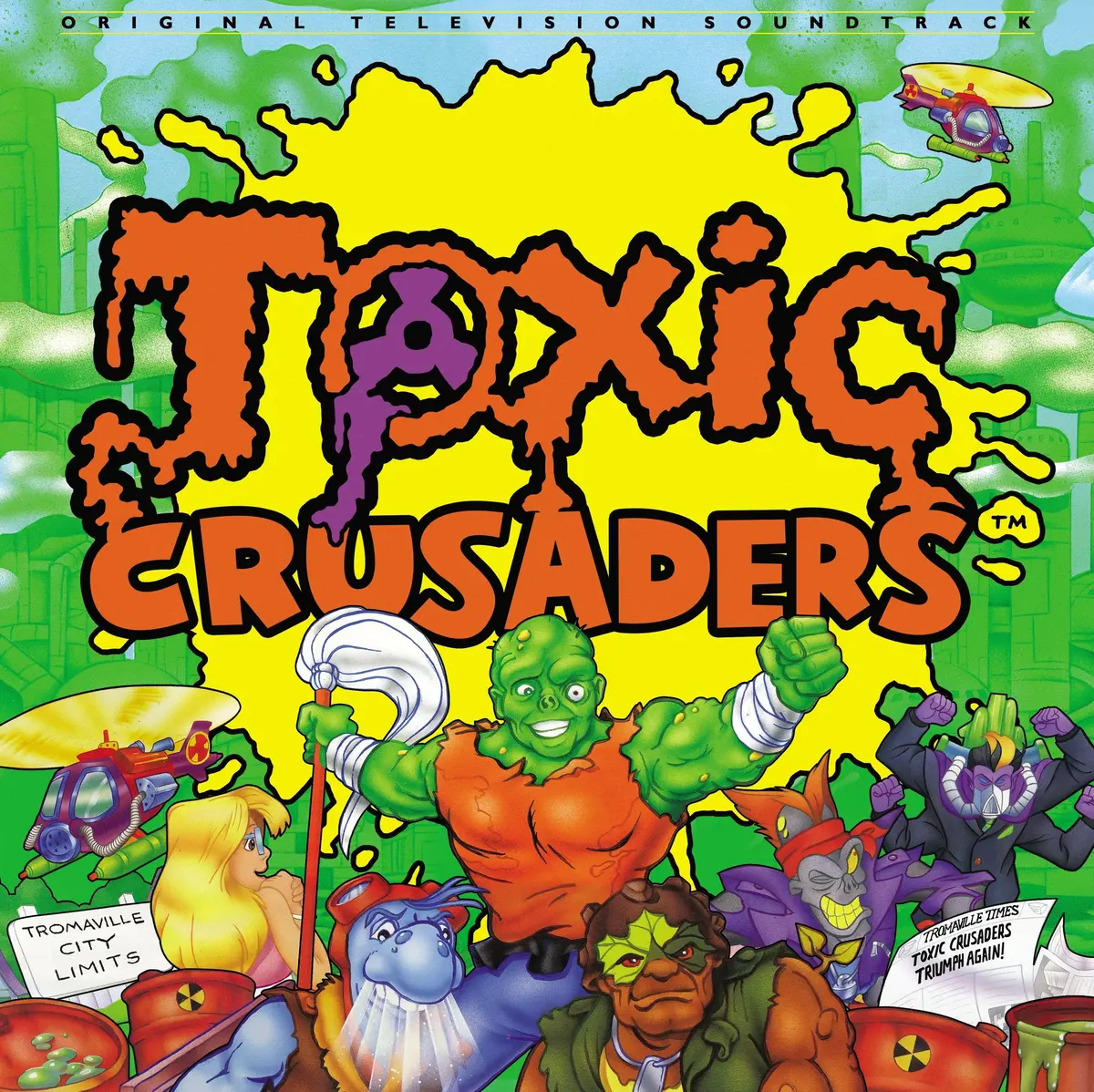 Toxic Crusaders - Original Television Soundtrack 2Xlp 1