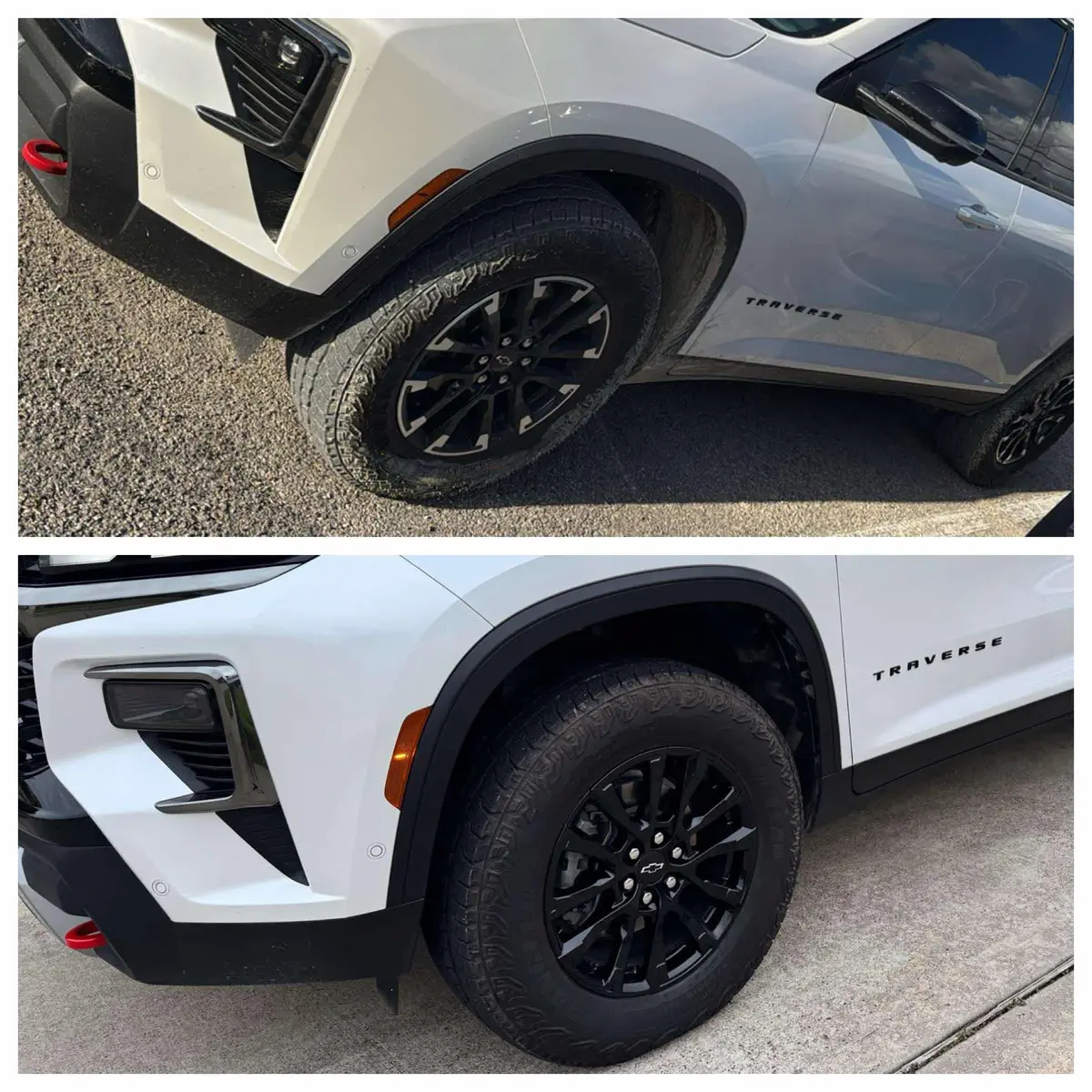 2024-2025 Traverse Z71 | 18" Wheel Overlay | 4 Wheel Kit | Blackout Kit 1