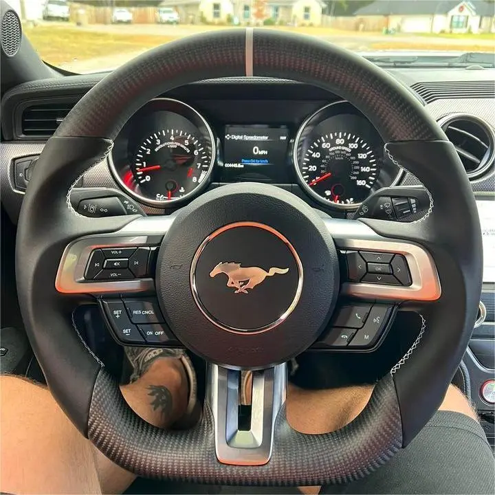 Ttd Craft Ford 2015-2017 Mustang Carbon Fiber Steering Wheel 1