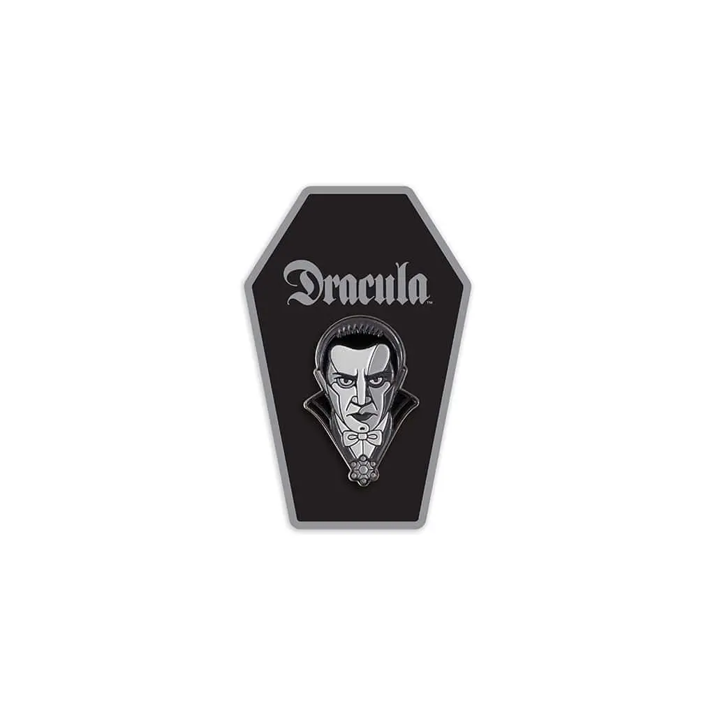Dracula Enamel Pin (Monochrome) 1