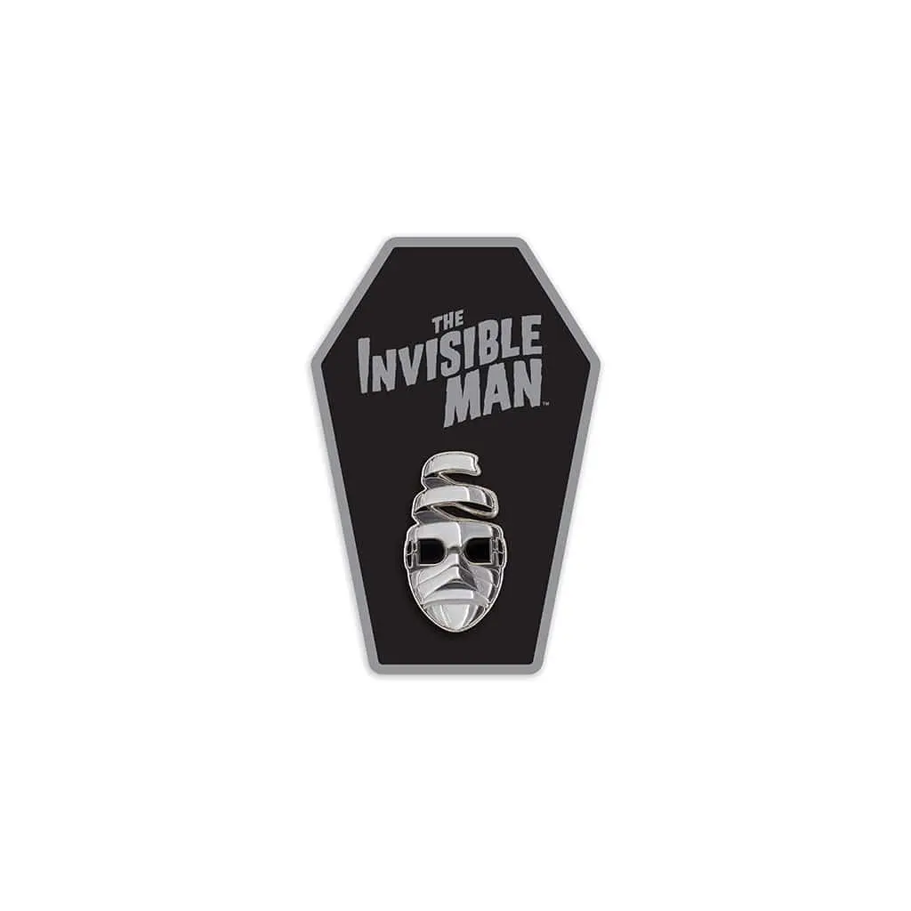 Invisible Man Enamel Pin (Monochrome) 1