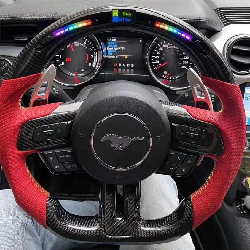 Ttd Craft Ford 2018-2023 Mustang Carbon Fiber Steering Wheel 1