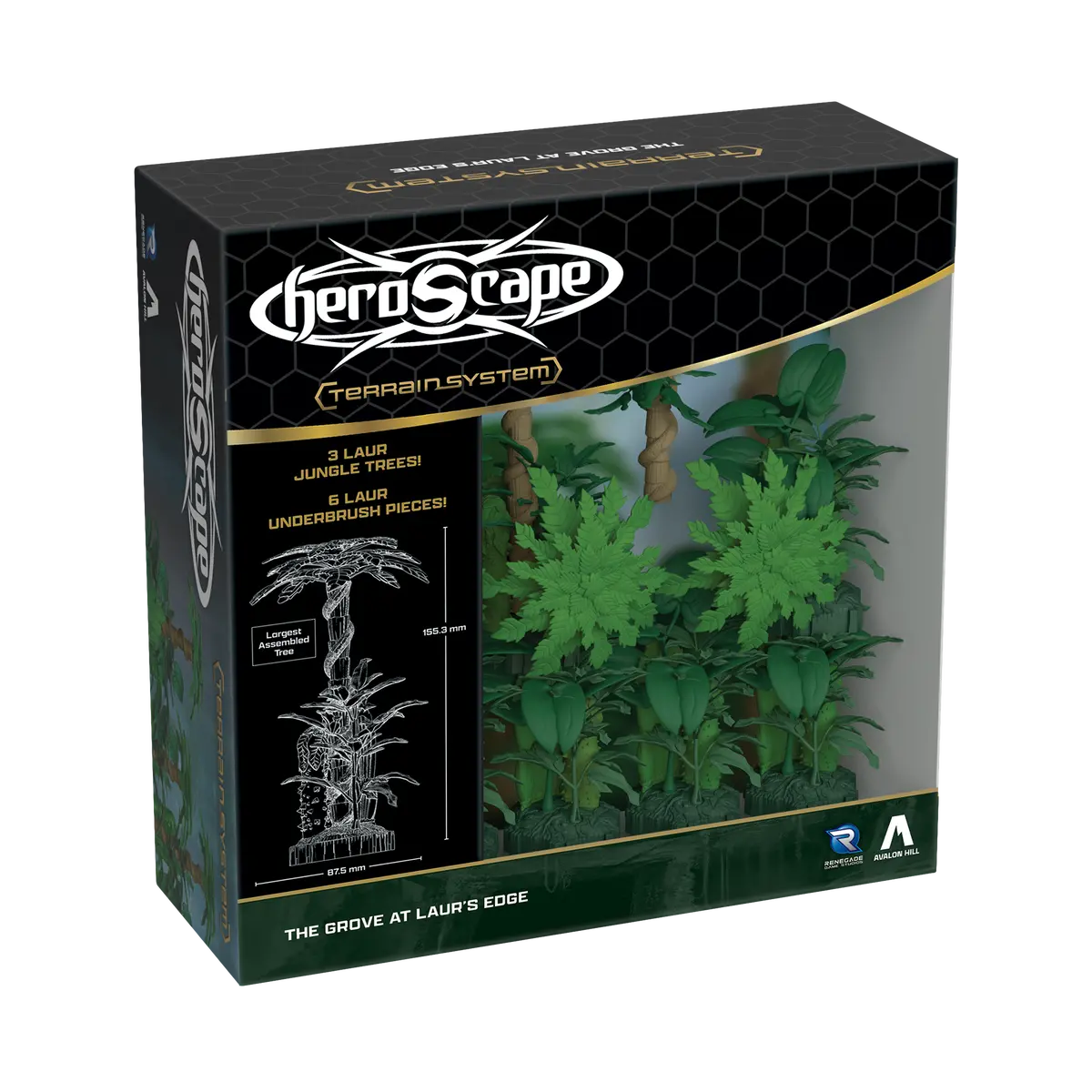 Heroscape: The Grove At Laur's Edge - Terrain Pack 1