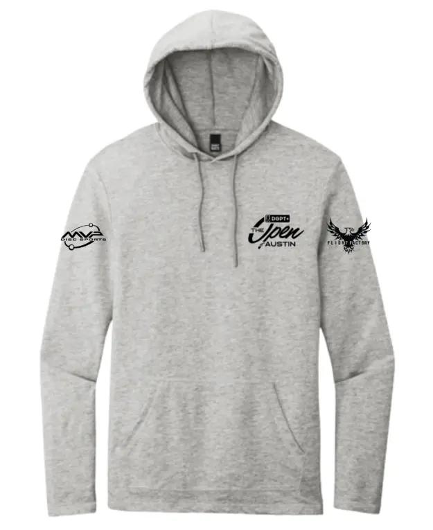 2025 Open At Austin - Featherweight Hoodie - Heather Gray 1