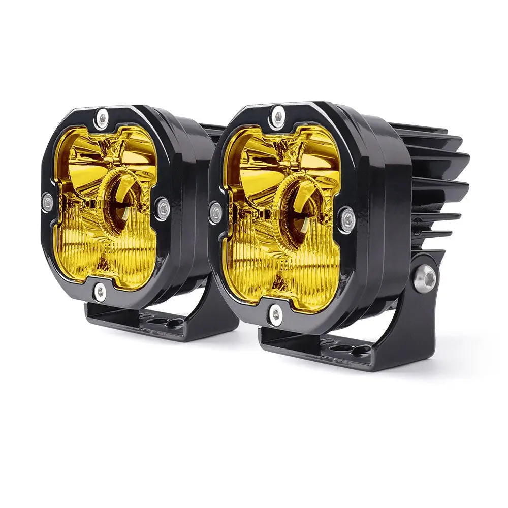 3Inch La5 Series Yellow Combo Beam Led Light Pods(Set/2Pcs) 1