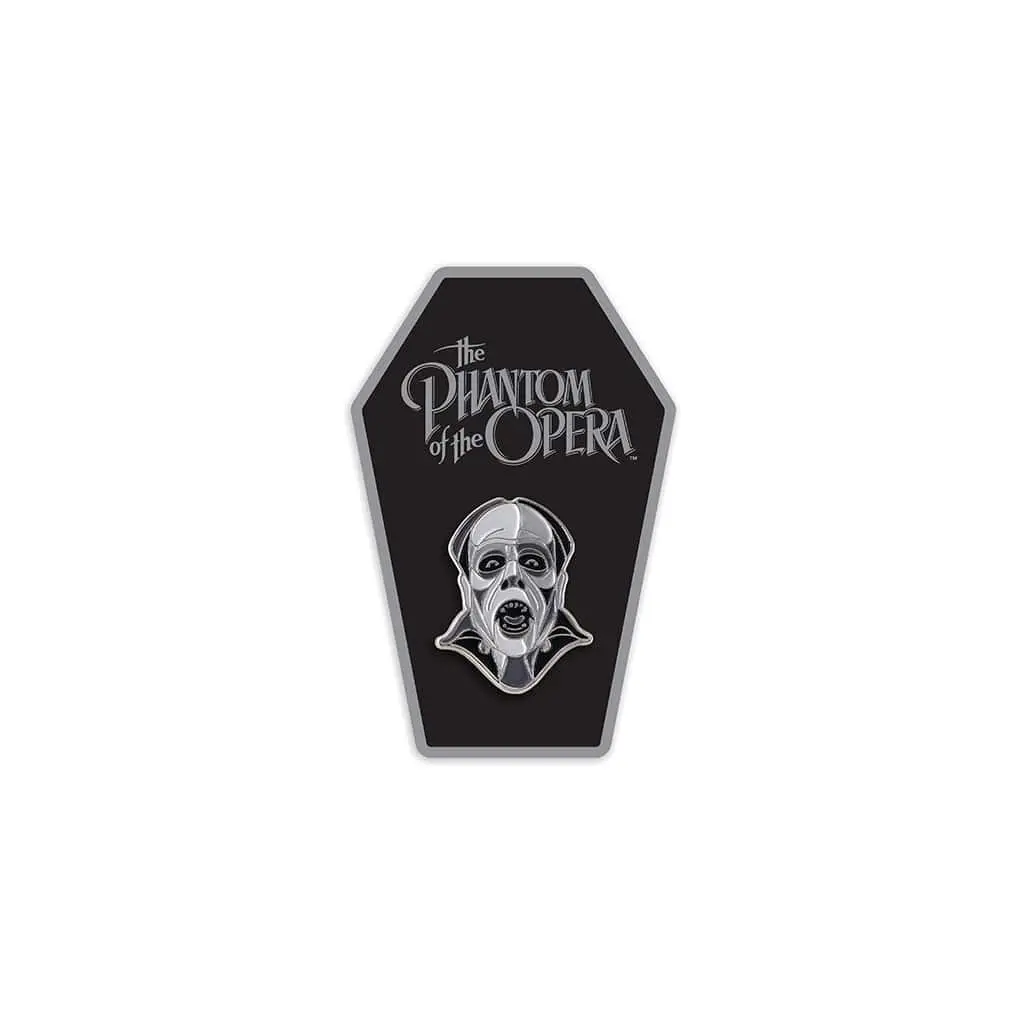 Phantom Of The Opera Enamel Pin (Monochrome) 1