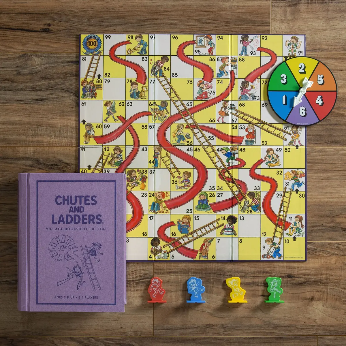 Chutes And Ladders Vintage Bookshelf Edition 1