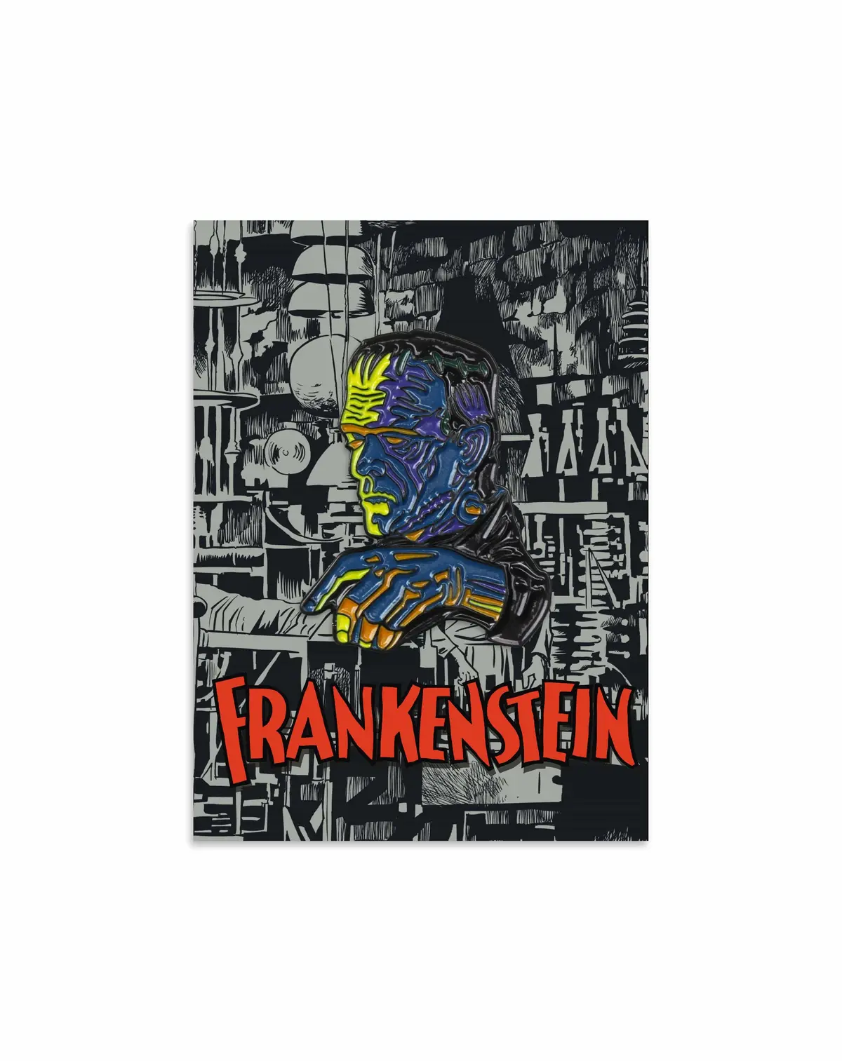 Frankenstein Enamel Pin 1