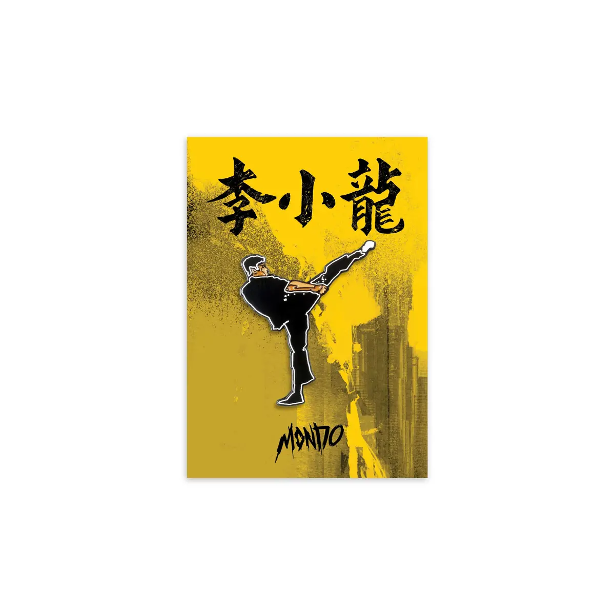 Bruce Lee Enamel Pin 1