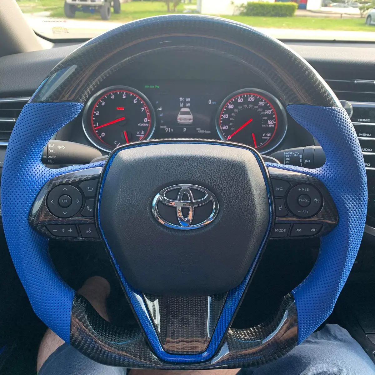 Ttd Craft Toyota 2018-2024 Camry Se Xse Trd V6  Venza  Carbon Fiber Steering Wheel 1