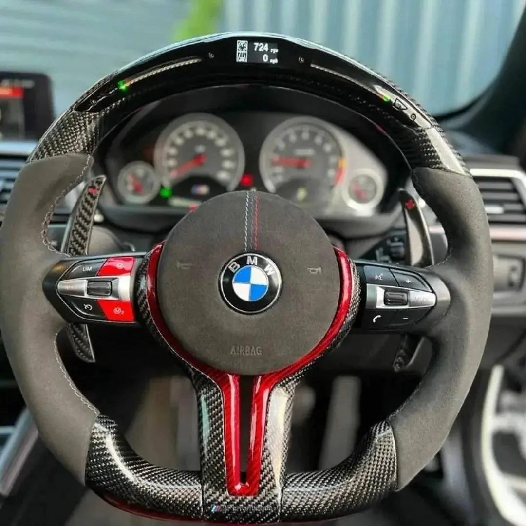 Ttd Craft Bmw M5 M6 F10 F06 F12 F01 F02 F03 F04 Carbon Fiber Steering Wheel 1