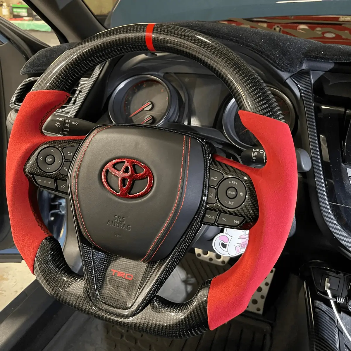 Ttd Craft Toyota 2018-2024 Camry Se Xse Trd V6  Venza  Carbon Fiber Steering Wheel 1