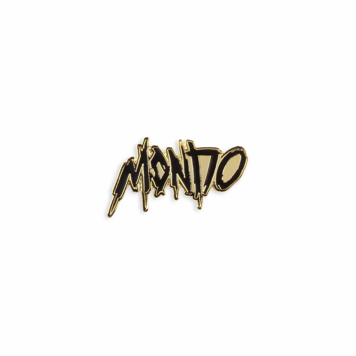 Mondo Thrasher Gold Enamel Pin 1