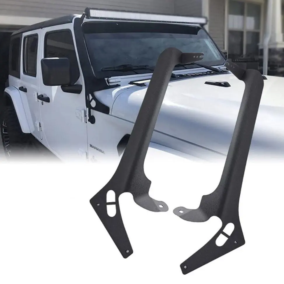 2018-2023 Jeep Wrangler Jl 50Inch Light Bar Roof Mounting Brackets 1
