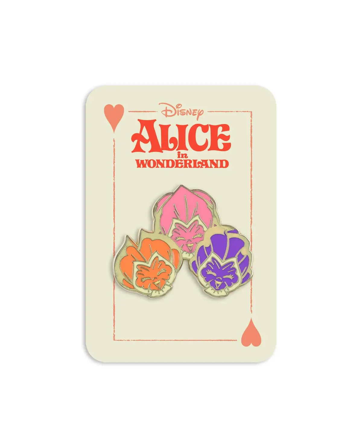 Alice In Wonderland – Singing Flowers Enamel Pin 1