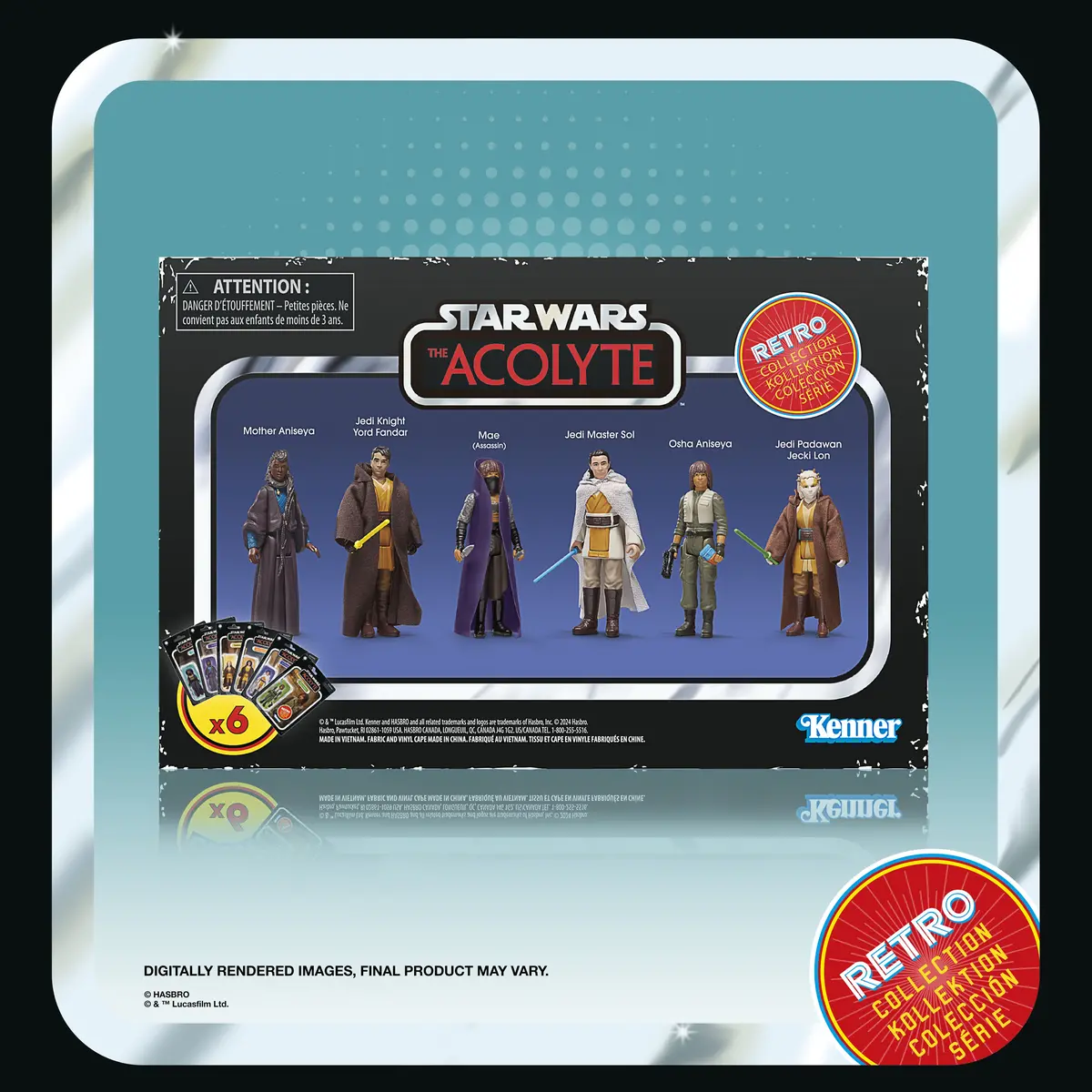 Star Wars Retro Collection Star Wars: The Acolyte Figure Multipack 1