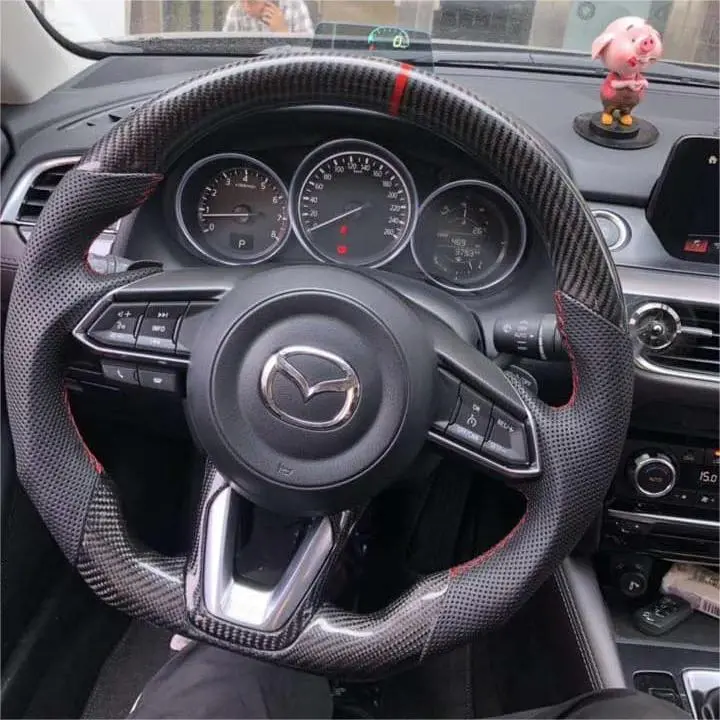 Ttd Craft Mazda 6 2017-2025 Carbon Fiber Steering Wheel 1