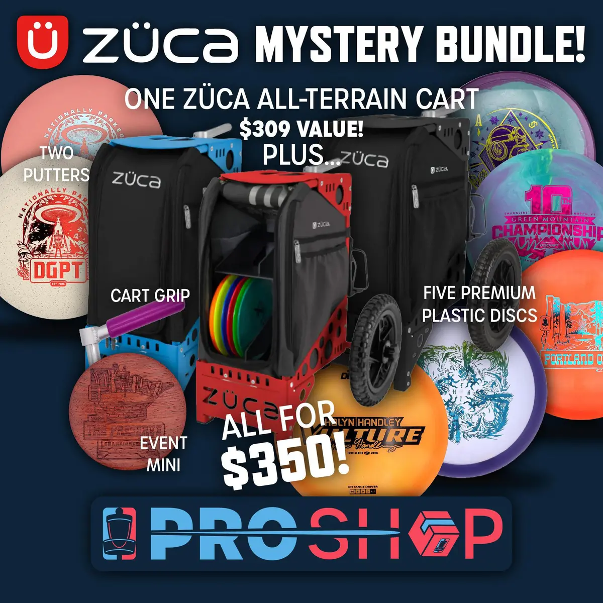 Zuca All-Terrain Premium Cart Mystery Bundle 1