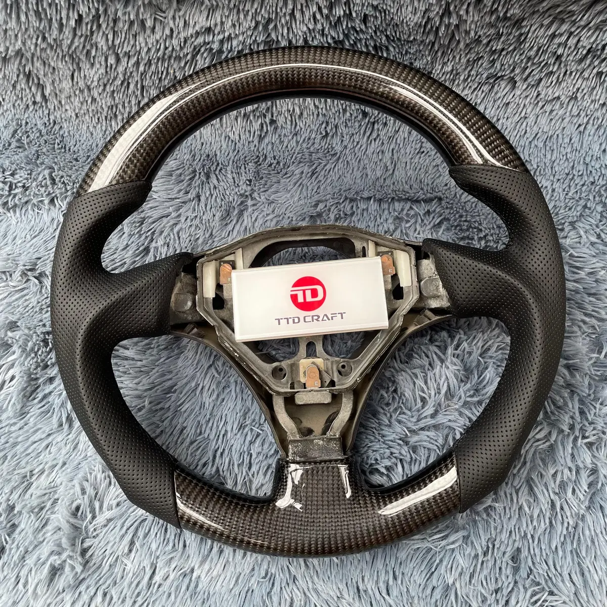 Ttd Craft  Toyota 2003-2008 Corolla S Xrs Carbon Fiber Steering Wheel 1