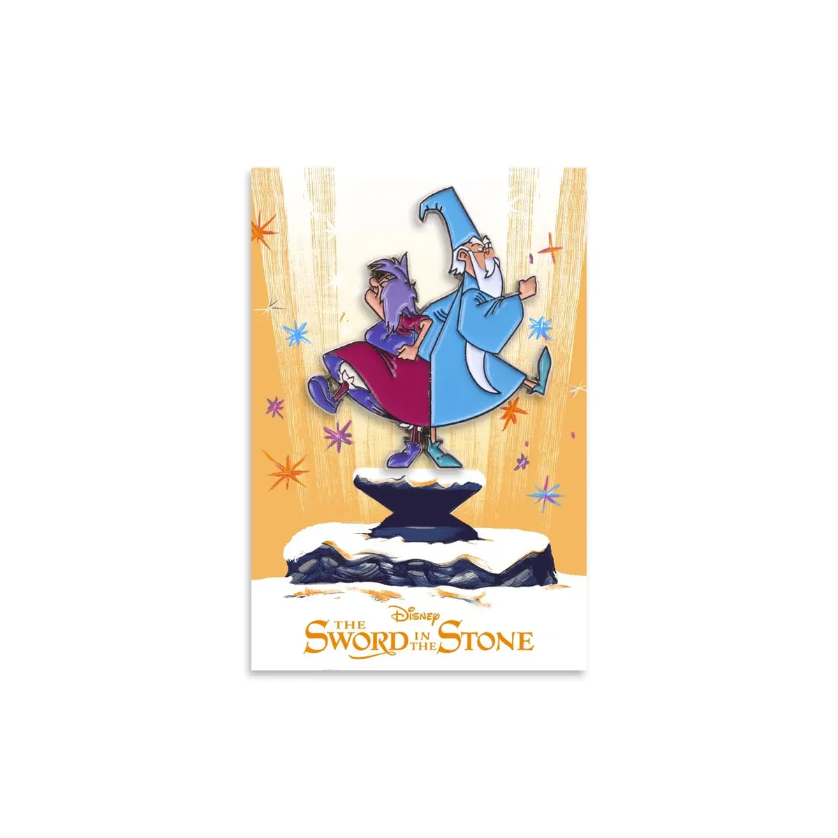The Sword In The Stone – Madam Mim Vs. Merlin Enamel Pin 1