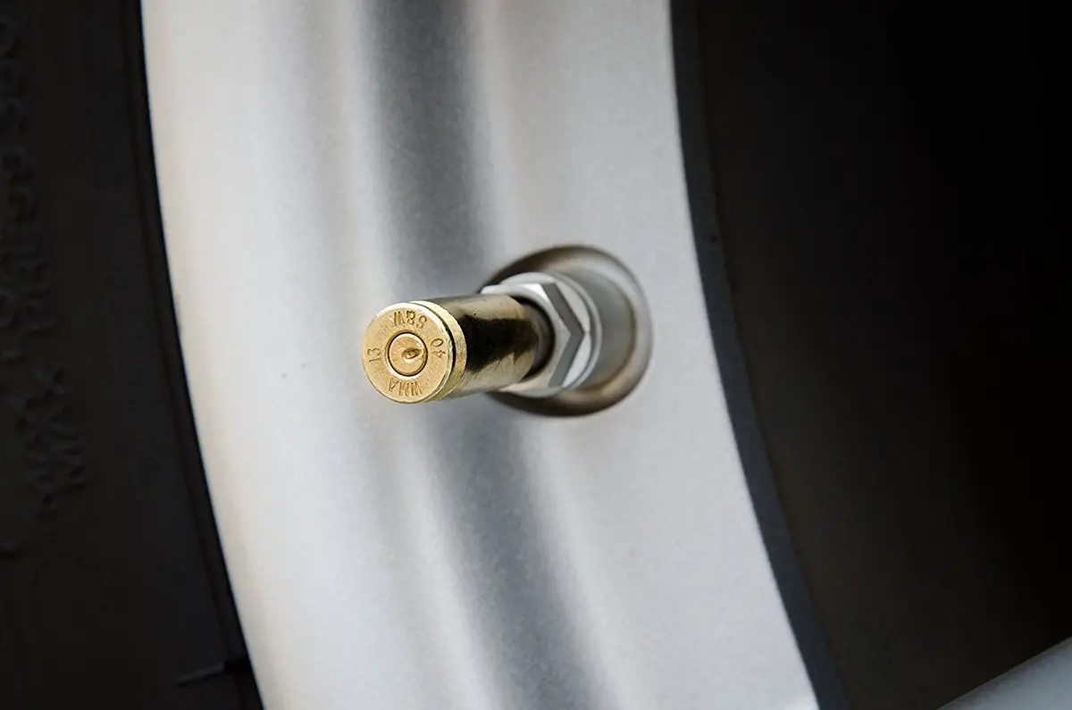 Bullet Valve Caps Hollow Point Gear - Set Of 4 1