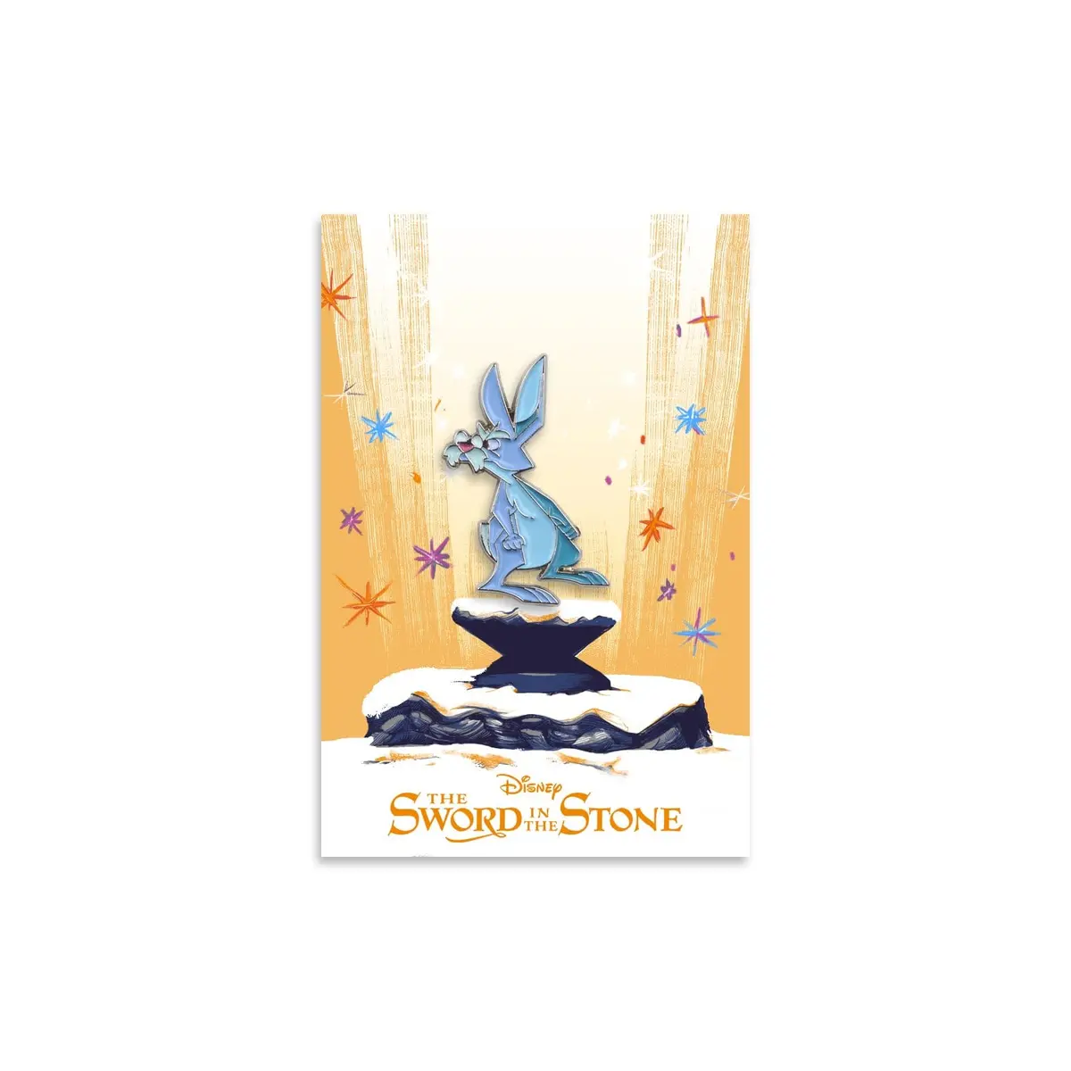 The Sword In The Stone – Merlin The Rabbit Enamel Pin 1