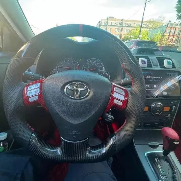 Ttd Craft  Toyota 2007-2010 Corolla Carbon  Fiber  Steering Wheel 1