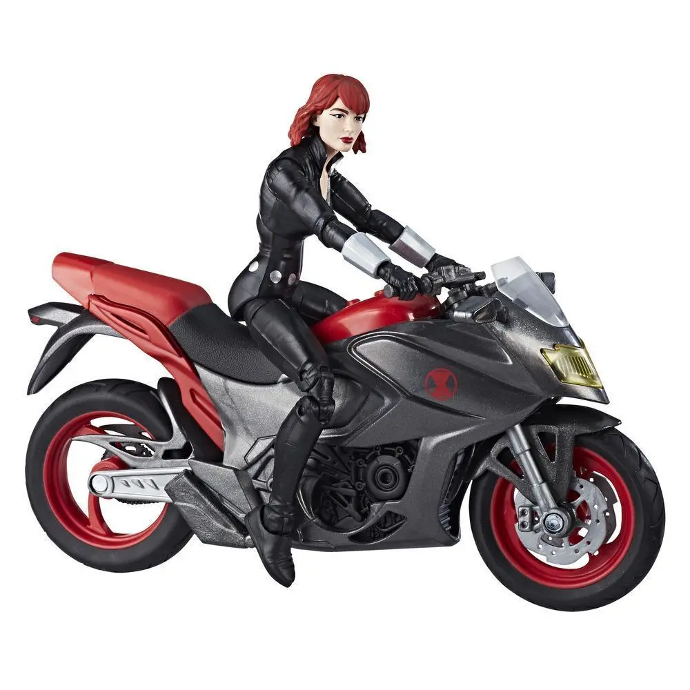 Marvel Legends Series Black Widow With Motorcycle 1