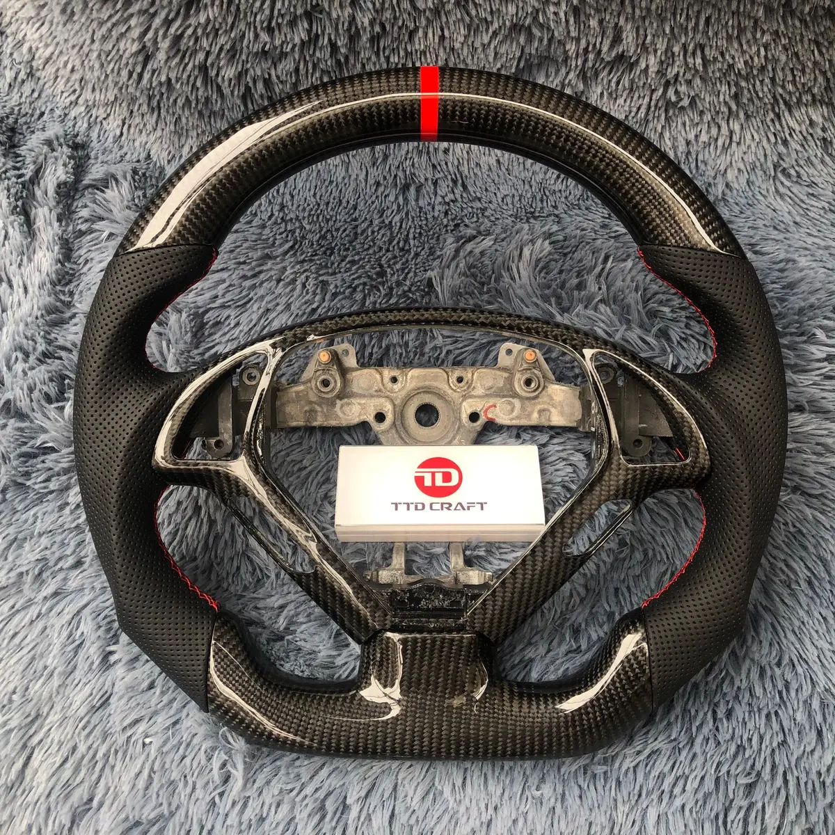 Ttd Craft Infiniti 2007-2015 G37 Carbon Fiber Steering Wheel 2