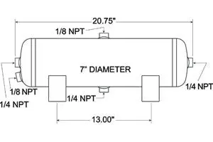 3 Gallon 5 Port Air Tank 1