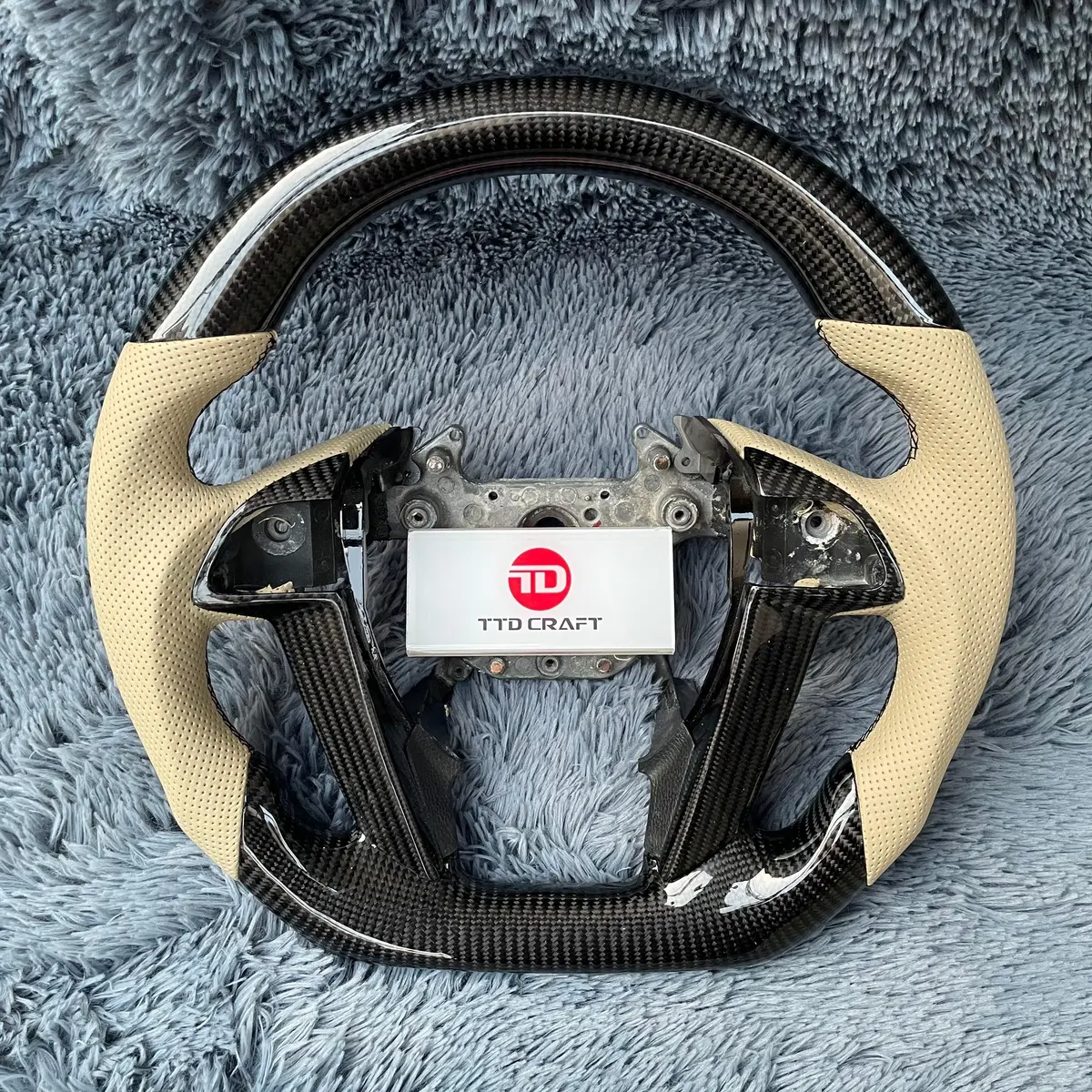 Honda 2008-2012 Accord / 2009-2015 Pilot Carbon Fiber Steering Wheel |Ttd Craft 4