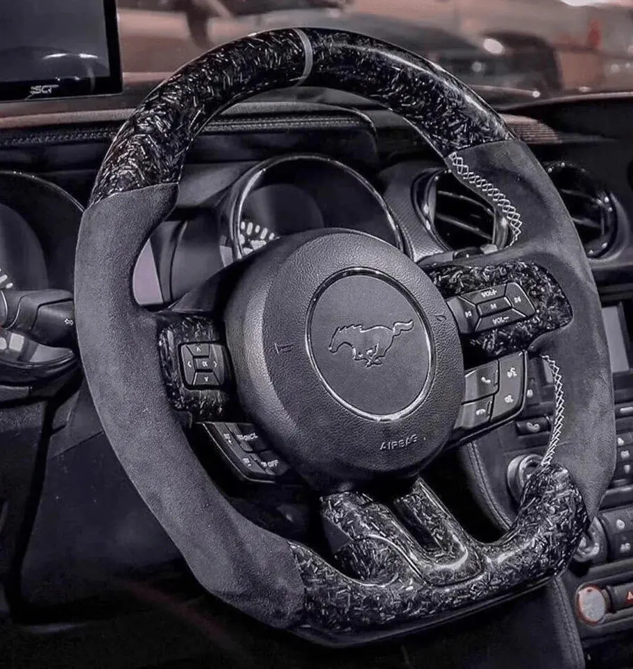 Ttd Craft Ford 2015-2017 Mustang Carbon Fiber Steering Wheel 6