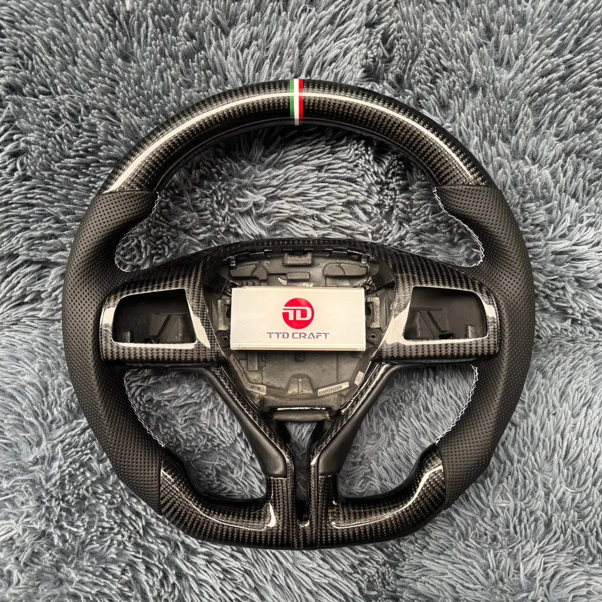 Maserati Ghibli Levante Quattroporte Carbon Fiber Steering Wheel 2014-2023 |Ttd Craft 1