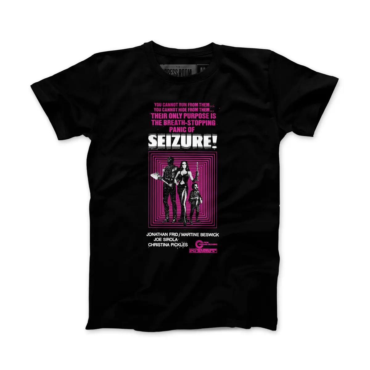 Seizure Vintage Ad Block T-Shirt 1