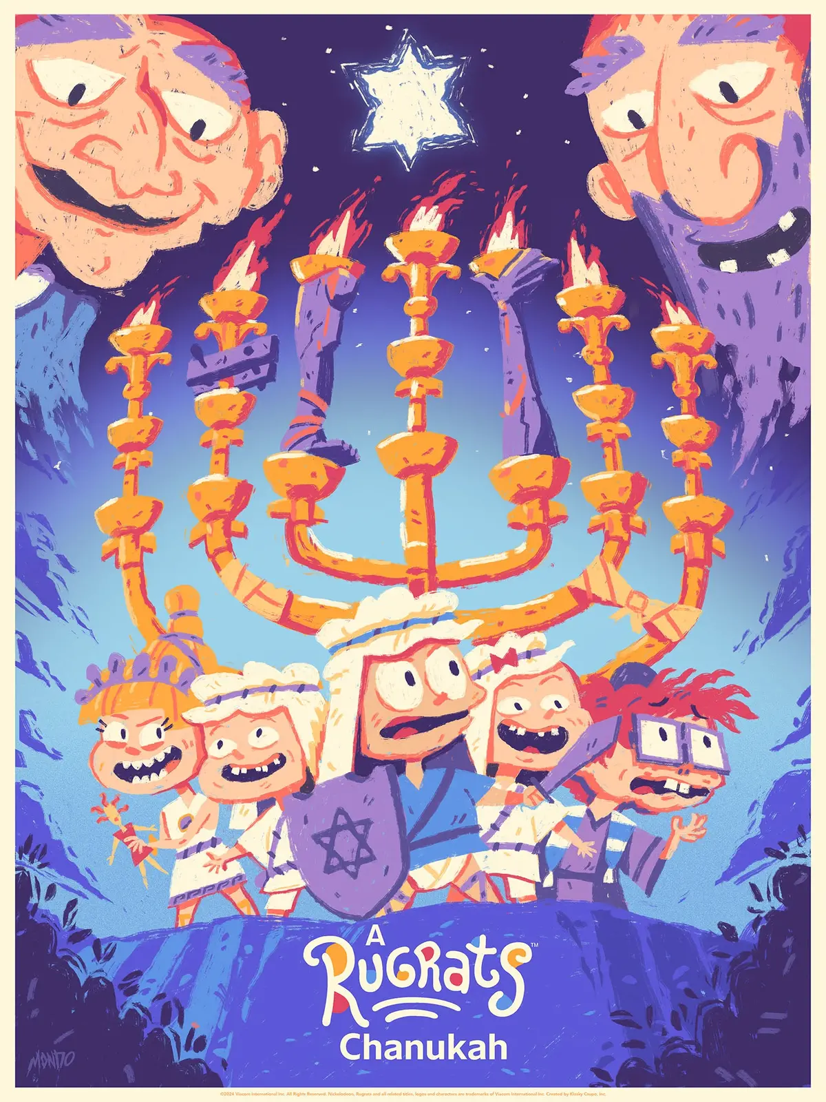 A Rugrats Chanukah Poster 1