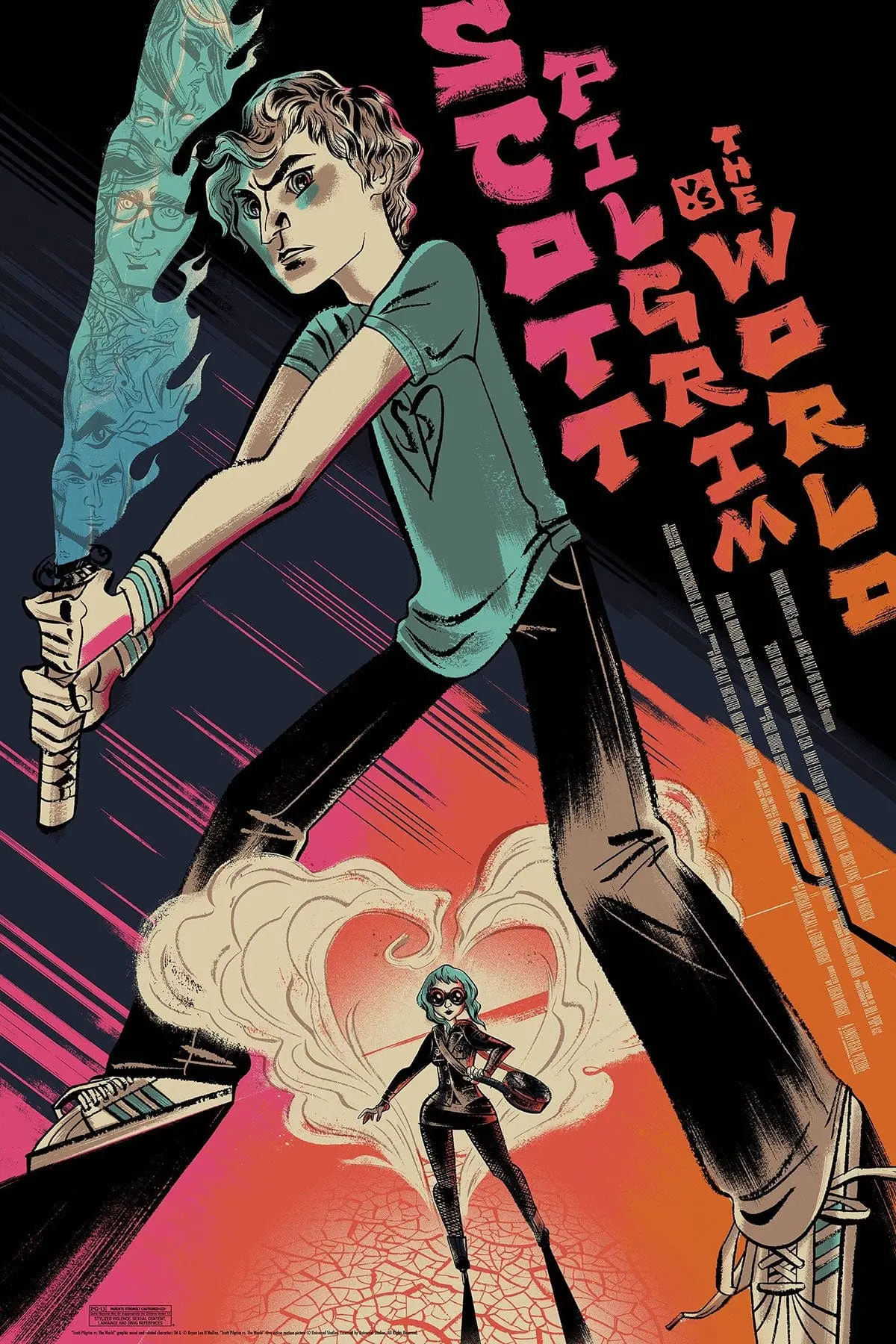 Scott Pilgrim Vs The World Poster 1