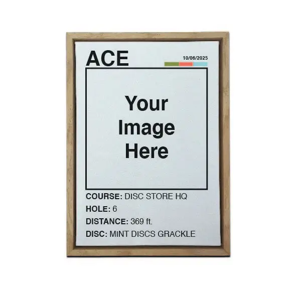 Disc Store Personalized Ace Canvas Sign 1