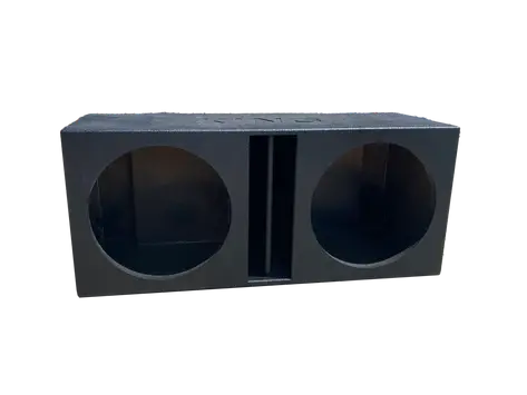 King Boxes Ak-15Dvl Spray-Lined Dual Vented 15" Subwoofer Box 1