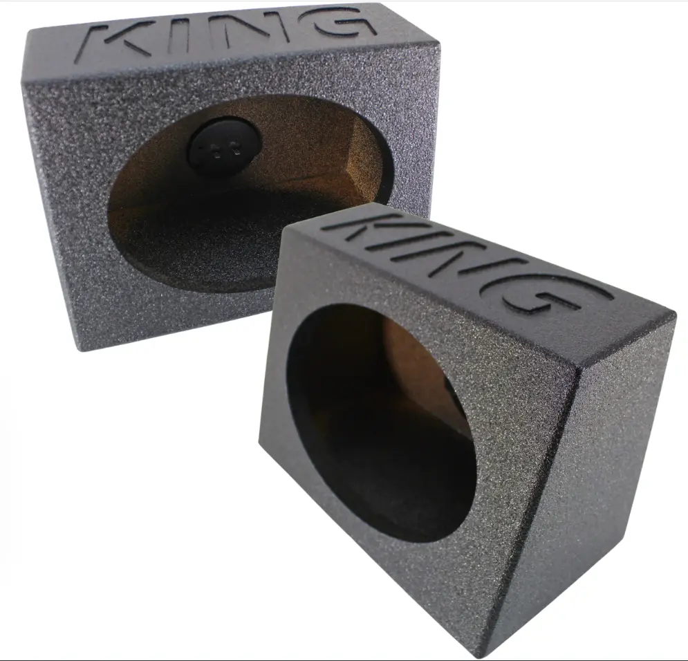 King Boxes Ak-69 Pair Of Single 6X9 Spraylined Boxes 1