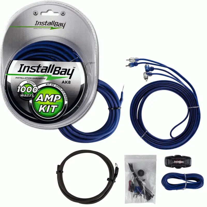 Install Bay Ak8 Amp Kit 8 Gauge With Mini-Anl Fuse Holder 1
